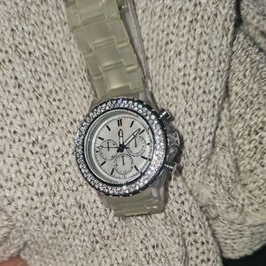 Gossip Silver and Cream Women's Watch